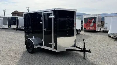 2027 Continental Cargo 5' x 8' Cargo Trailer with Ramp Door