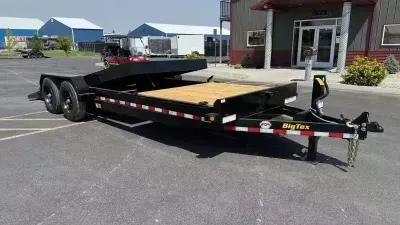2027 Big Tex Trailers 7 x 22 Split Deck Tilt Trailer, 17,500 GVWR