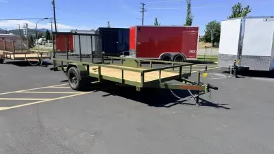 2026 Fox Trailers Single Axle Utility Trailer with 5,200 lb. Axle and Brakes