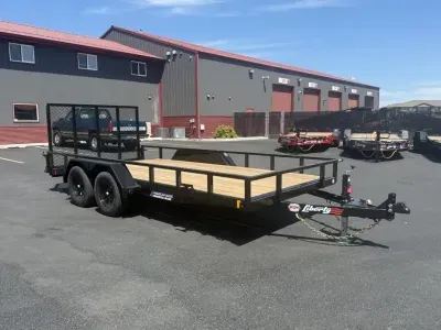 2026 Liberty Trailers 83" x 16' Utility Trailer with Spring Assisted Gate