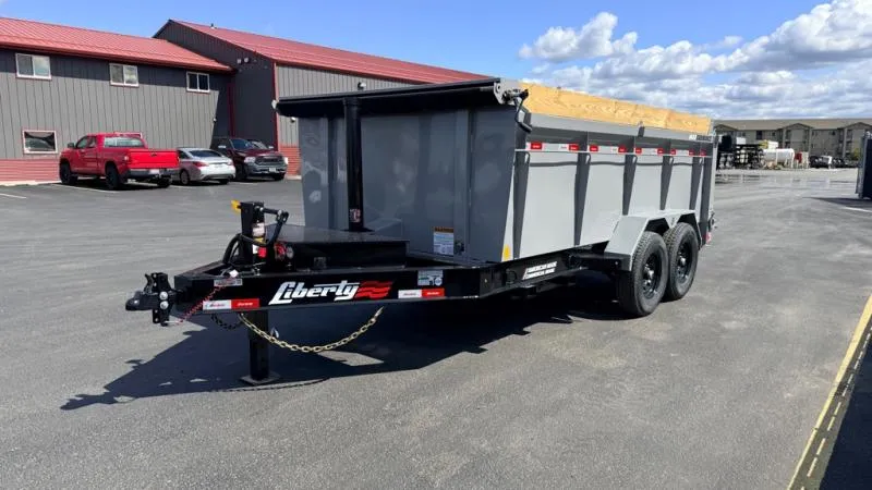 2026 Liberty Trailers 83" x 14' Dump Trailer with Telescopic Cylinder