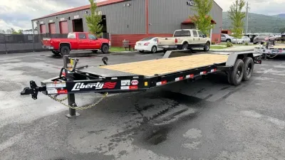 2027 Liberty Trailers 7 x 22 Equipment Trailer with Mega Ramps