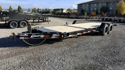 2026 Liberty Trailers 83" x 22' Split Deck Tilt Trailer, 17,500 GVWR With Hydraulic Jack