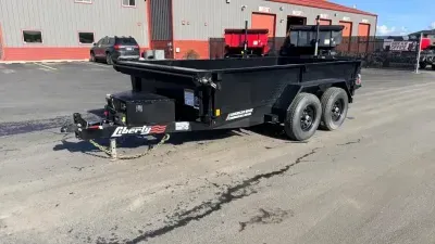 2026 Liberty Trailers 6' x 12' Dump Trailer with Ramps, Tarp & Combo Gate