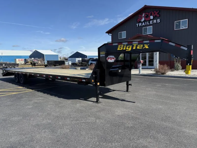 2026 Big Tex Trailers 102" x 28' with 5' Dove Tail Gooseneck