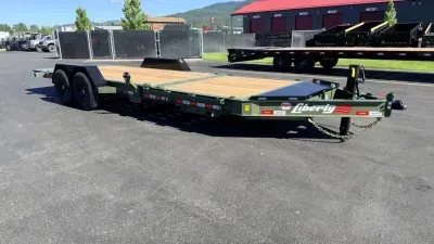 2026 Liberty Trailers 7 x 22 Split Deck Tilt Trailer, 15,400 GVWR