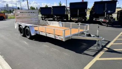 2027 Continental Cargo 6.5 x 16 Tandem Axle Aluminum Utility Trailer