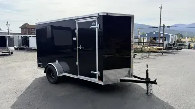 2027 Continental Cargo 6' x 12' Single Axle V-Series With Barn Doors