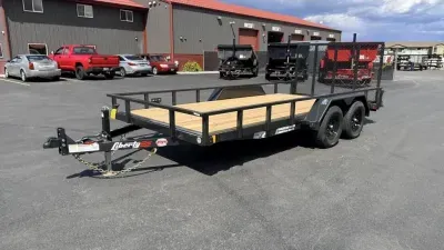 2026 Liberty Trailers 83" x 16' Utility Trailer with Spring Assisted Gate