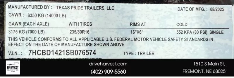 new Other Trailers Texas Pride Trailers  for sale, in Wahoo, NE Thumbnail 25