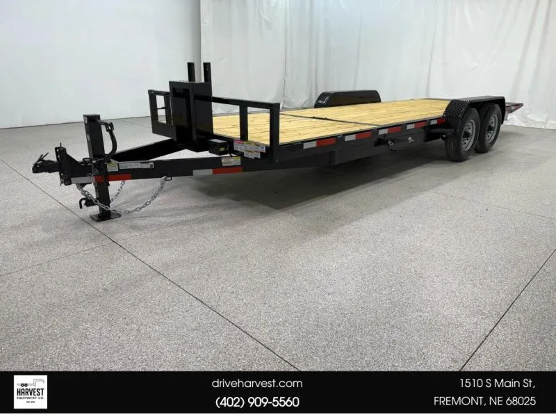 2025 TEXAS PRIDE 80"X17'+6' 14K LOWBOY GRAVITY TILT BED BUMPER PULL 