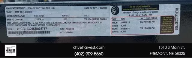 used Other Trailers Texas Pride Trailers  for sale, in Wahoo, NE Thumbnail 25