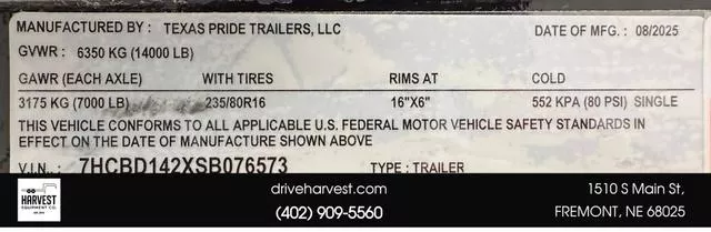 new Other Trailers Texas Pride Trailers  for sale, in Wahoo, NE Thumbnail 25