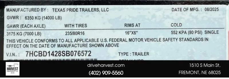 new Other Trailers Texas Pride Trailers  for sale, in Wahoo, NE Thumbnail 25