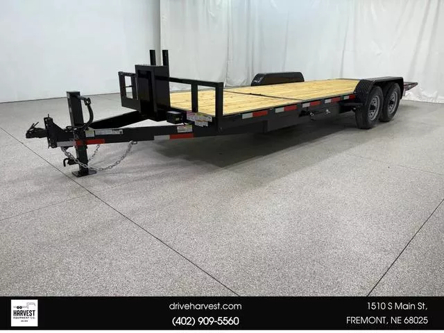 2025 TEXAS PRIDE 80"X17'+6' 14K LOWBOY GRAVITY TILT BED BUMPER PULL 