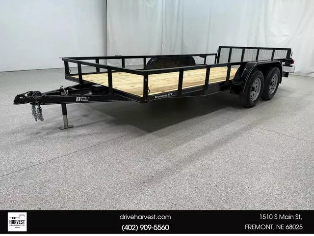 2025 Bulldog Trailers 7X16 7K Irondog Dove With 2' Gate 