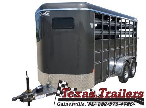 2021 Delta Manufacturing 500 Combo 6' X 14' Livestock / Horse 7' Tall' Trailer 2021 Delta Manufacturing 500 Combo 6' X 14' Livestock / Horse 7' Tall' Trailer