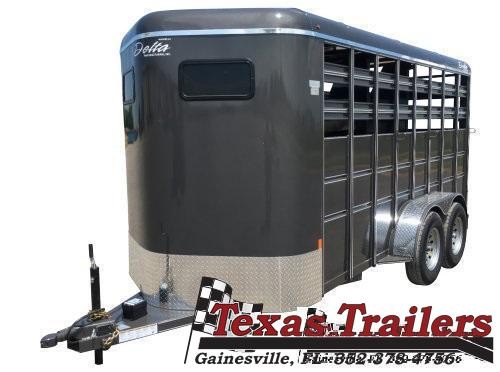 2021 Delta Manufacturing 500 Combo 6' X 14' Livestock / Horse 7' Tall' Trailer 2021 Delta Manufacturing 500 Combo 6' X 14' Livestock / Horse 7' Tall' Trailer