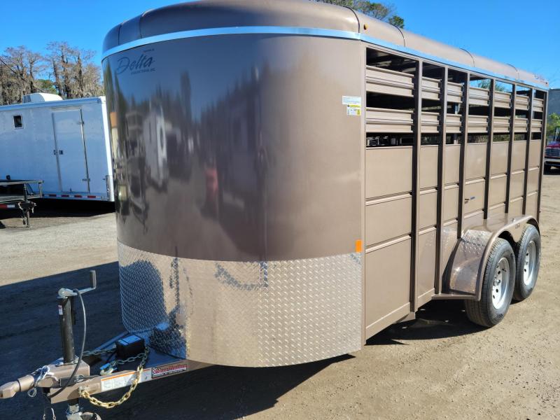2022 Delta Manufacturing 500 ES 12' Stock / Stock Combo Trailer Stock
