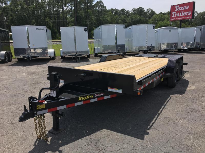 16ET-19+3MR BIG TEX 7' X 22' EQUIPMENT TRAILER WITH MEGA RAMPS