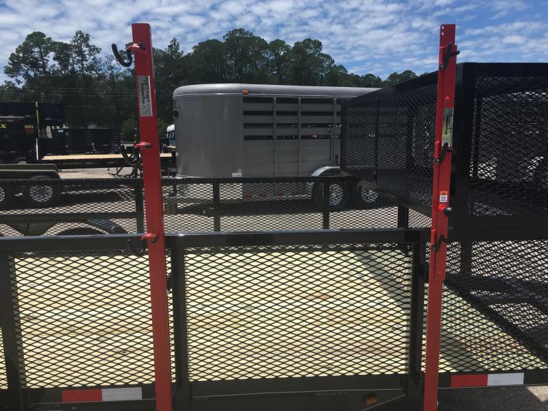 LM61810 TEXAS TRAILERS 6'10"X18' LAWN MAINTENANCE TRAILER W/ CUSTOM OPTIONS Texas Trailers