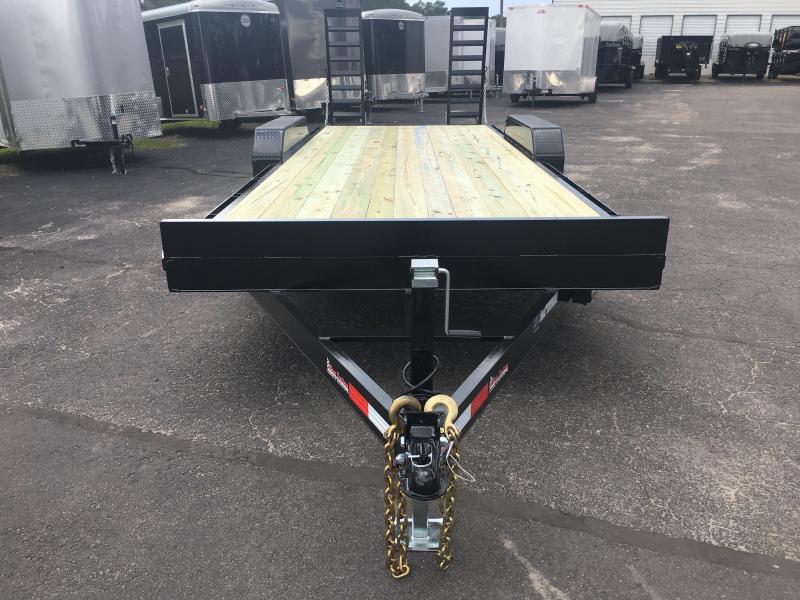 EQ2214B TEXAS TRAILERS 22' 14000 EQUIPMENT TRAILER Texas Trailers