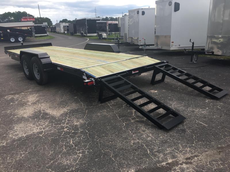 EQ2214B TEXAS TRAILERS 22' 14000 EQUIPMENT TRAILER Texas Trailers