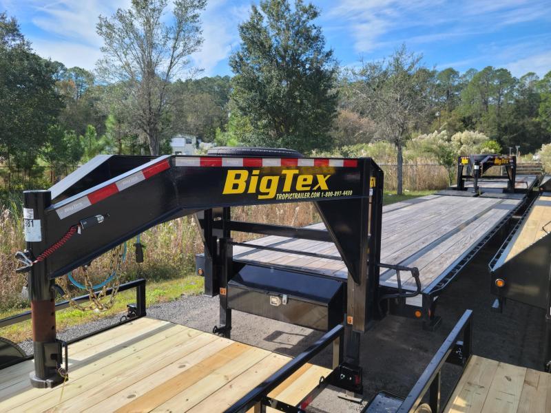 USED 16GN-35BK+5MR BIG TEX 40' GOOSENECK FLAT BED W/ MEGA RAMPS *NON-CDL* USED 16GN-35BK+5MR BIG TEX 40' GOOSENECK FLAT BED W/ MEGA RAMPS *NON-CDL*