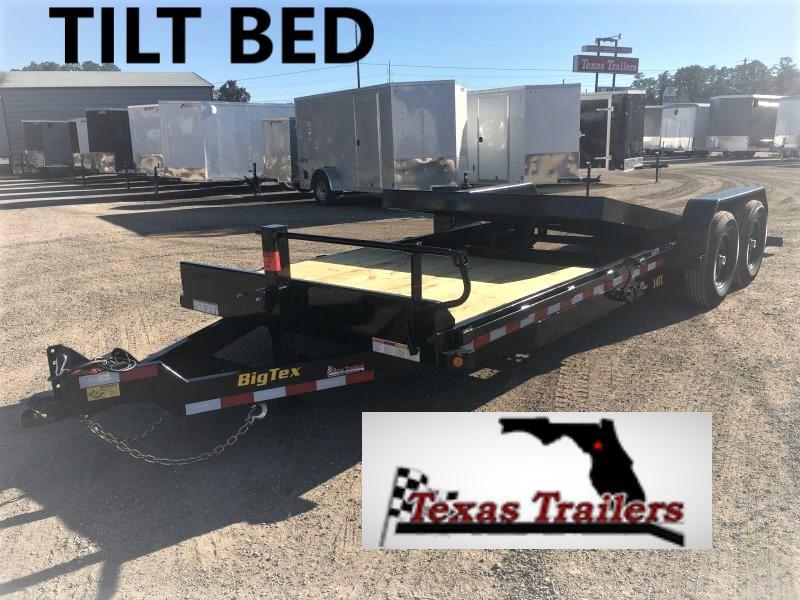14TL-22BK BIG TEX 22' TANDEM AXLE TILT DECK EQUIPMENT TRAILER 14TL-22BK BIG TEX 22' TANDEM AXLE TILT DECK EQUIPMENT TRAILER