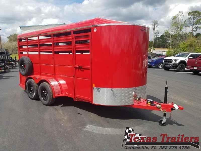 Delta Manufacturing 500ES-16 Bumper Pull 16' Livestock Trailer Delta Manufacturing 500ES-16 Bumper Pull 16' Livestock Trailer