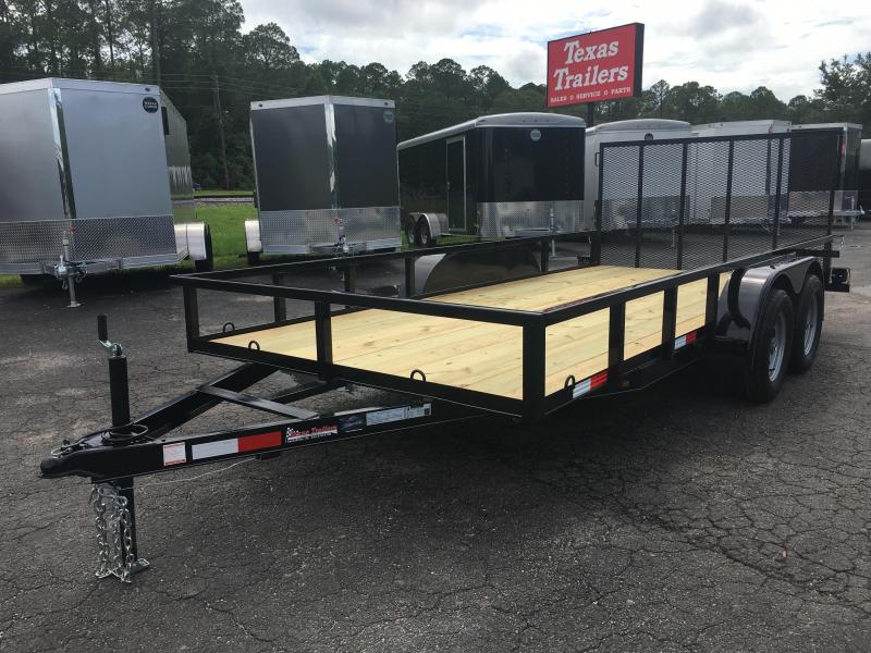 UT61670 TEXAS TRAILERS 6'10"X16' UTILITY TRAILER UT61670 TEXAS TRAILERS 6'10"X16' UTILITY TRAILER