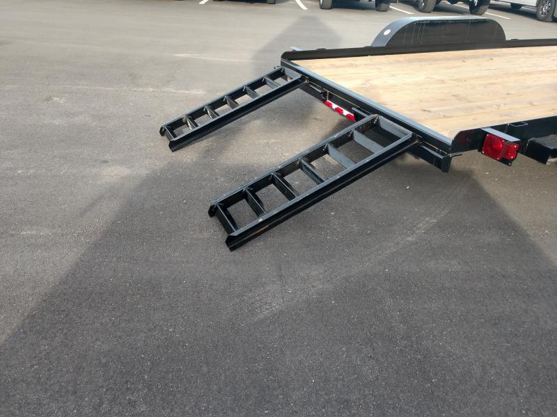 60EC18BK BIG TEX 18' CAR HAULER W/ SLIDE OUT RAMPS Near Me Trailer Classifieds