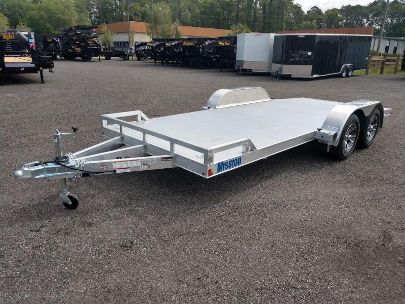 MOCH8X18A MISSION 18' ALUMINUM CAR HAULER W/ 6' RAMPS