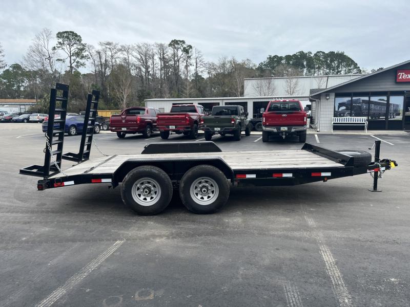 USED EQ1614B TEXAS TRAILERS 6'10" X 16' 14000 EQUIPMENT TRAILER Texas Trailers Trailers For