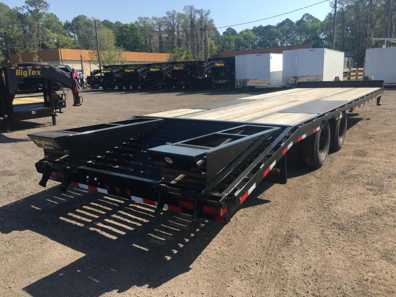 25PH25BK+5 BIG TEX 30' FLATBED TRAILER W/ LOAD RANGE G 14PLY TIRES
