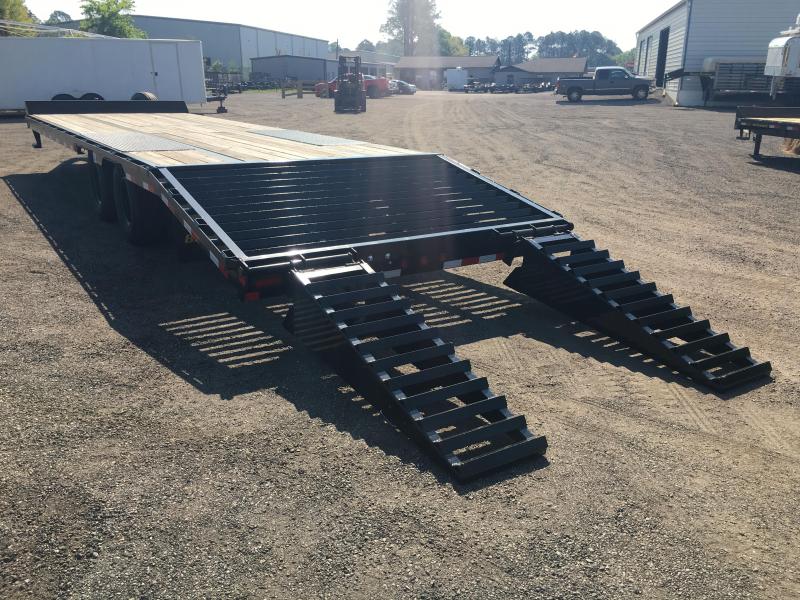25PH25BK+5 BIG TEX 30' FLATBED TRAILER W/ LOAD RANGE G 14PLY TIRES
