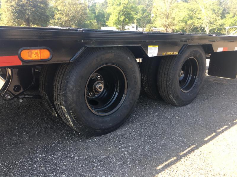 25PH25BK+5 BIG TEX 30' FLATBED TRAILER W/ LOAD RANGE G 14PLY TIRES