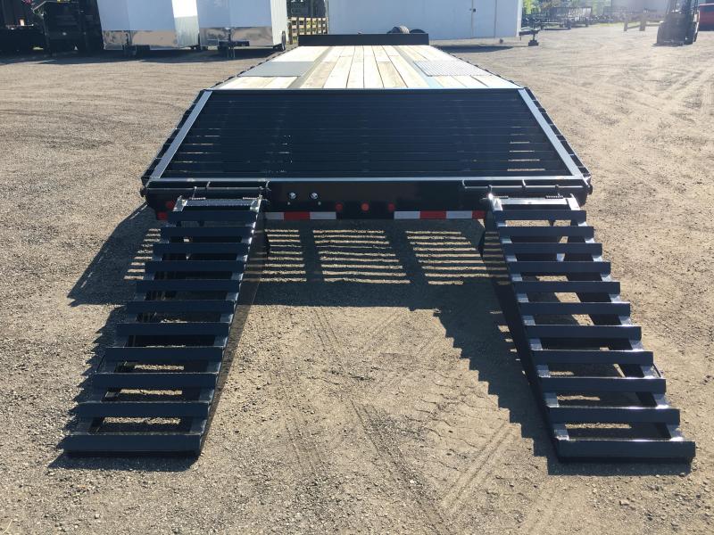 25PH25BK+5 BIG TEX 30' FLATBED TRAILER W/ LOAD RANGE G 14PLY TIRES