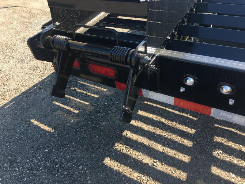 25PH25BK+5 BIG TEX 30' FLATBED TRAILER W/ LOAD RANGE G 14PLY TIRES