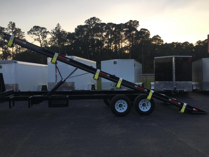 CT2414G TEXAS TRAILERS 24' CUSTOM ROLLER TRAILER Texas Trailers