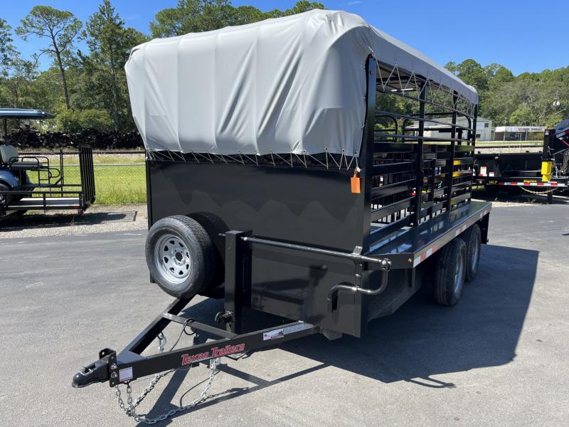 LIV167LITE FRONTIER 16' LIVE STOCK SERIES ALUMINUM LITE BUMPER PULL