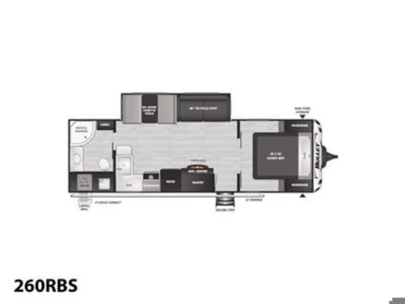 2025 Keystone RV bullet 260rbs