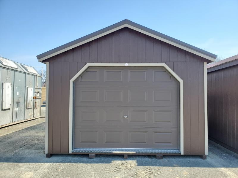 14x24 Cottage Garage Dk Brown Clay Trim Burnish Slate Metal Roof Eshs Storage Barns Storage Sheds Barns Outdoor Furniture In Bedford Pa