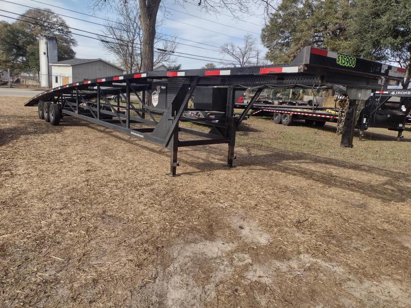 2023 Texas Pride Trailers 50' Gooseneck Wedge Car Hauler Truck Bed