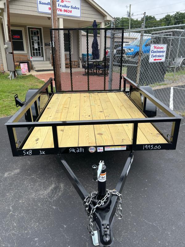 2023 Triple Crown Trailers 7X14 Tandem Mesh Utility Trailer Trailers