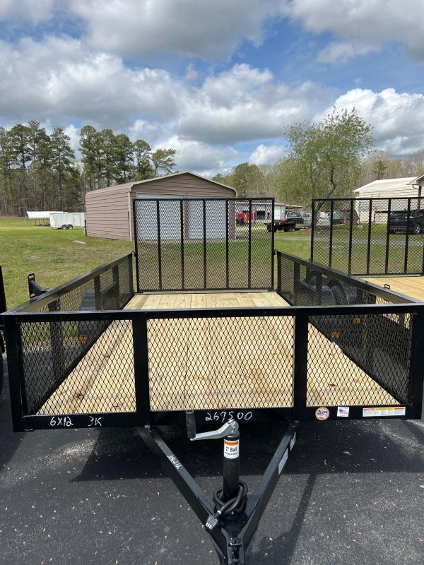 2023 Triple Crown Trailers 6X12 Tandem Utility Trailer Utility Trailer