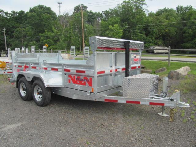 N and N Trailers 6 X 12 Inno Series Galvanized Dump Trailer N and N Trailers 6 X 12 Inno Series Galvanized Dump Trailer