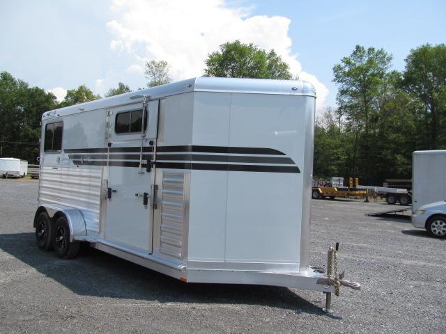 4-Star Trailers 2 Horse BP w Dressing Room and Side Ramp Horse Trailer 6Ox1bU215bob