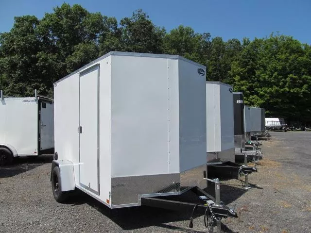 ITI Cargo 6 x 10 XE Flat Top V-Nose Enclosed Cargo Trailer 3.5K Brake oLsWH2wrenkt