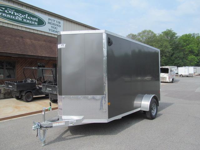 EZ Hauler 6 X 12 Aluminum Enclosed V Front Cargo Trailer b6P2X2vqsaxe